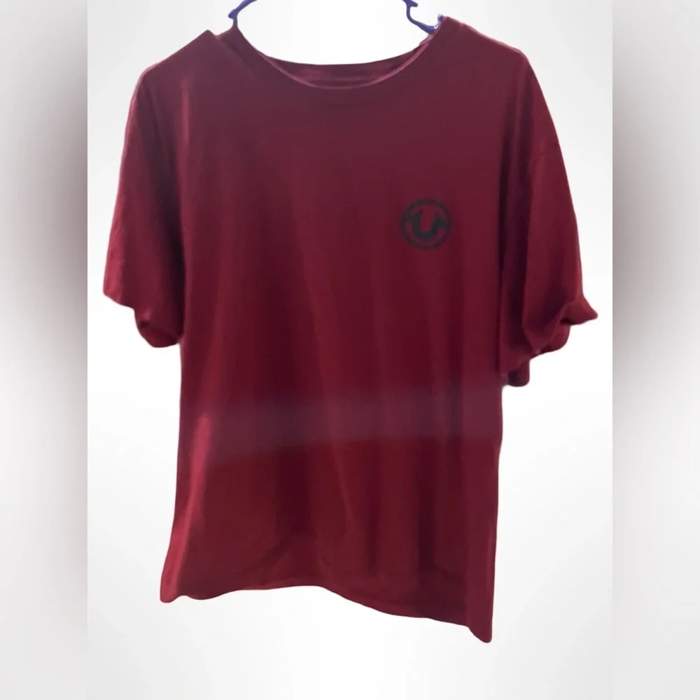 True Religion Red Men's T-Shirt Size‎ XXL
